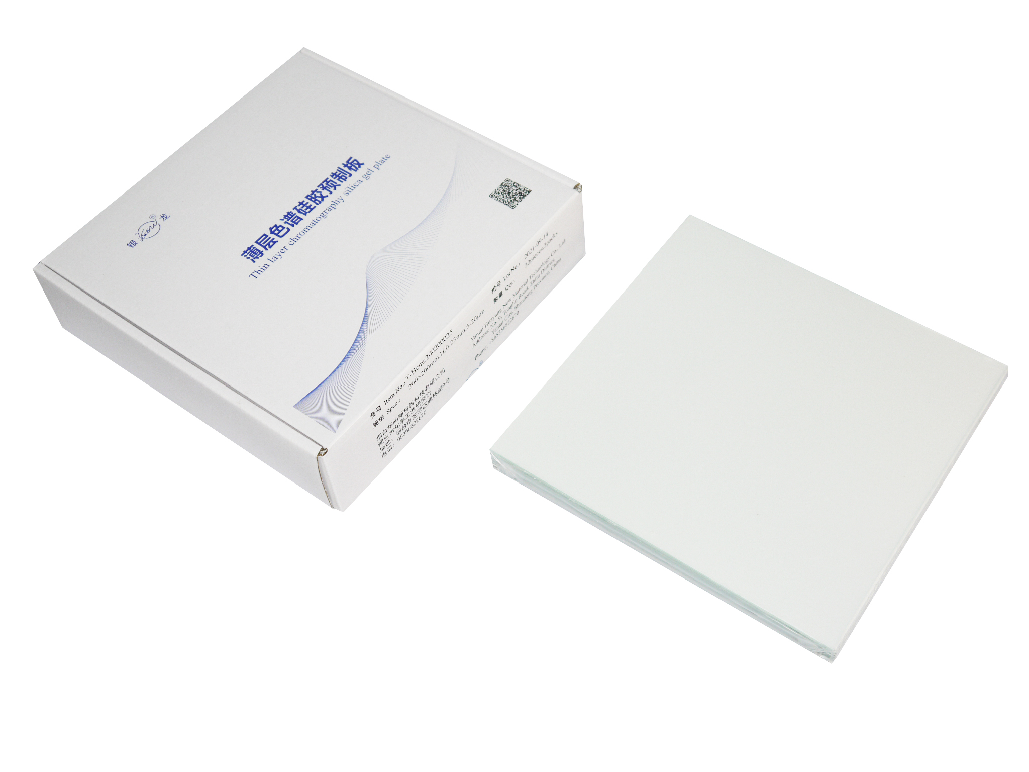 TLC Silica Plates Bonded by CMC
