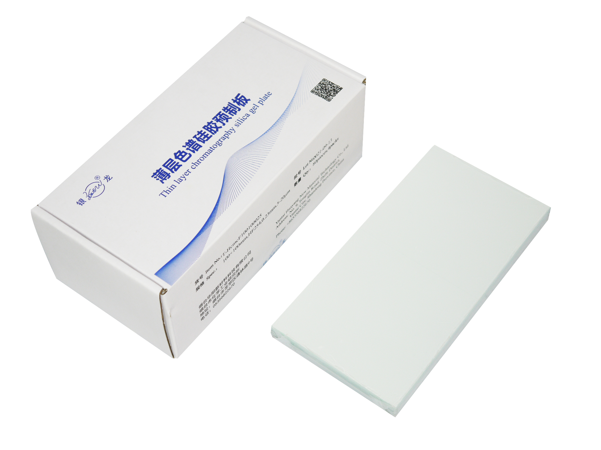 TLC Silica Plates Bonded by CMC
